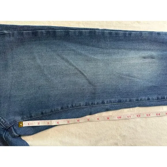 High Rise Slim Straight Denim Jeans Womens, Size 8 (29) - Picture 8 of 12